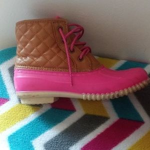Justice Boots Bright Pink Size 7